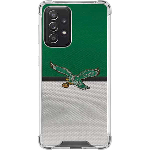 NFL Philadelphia Eagles Vintage Galaxy A52 5G Clear Case